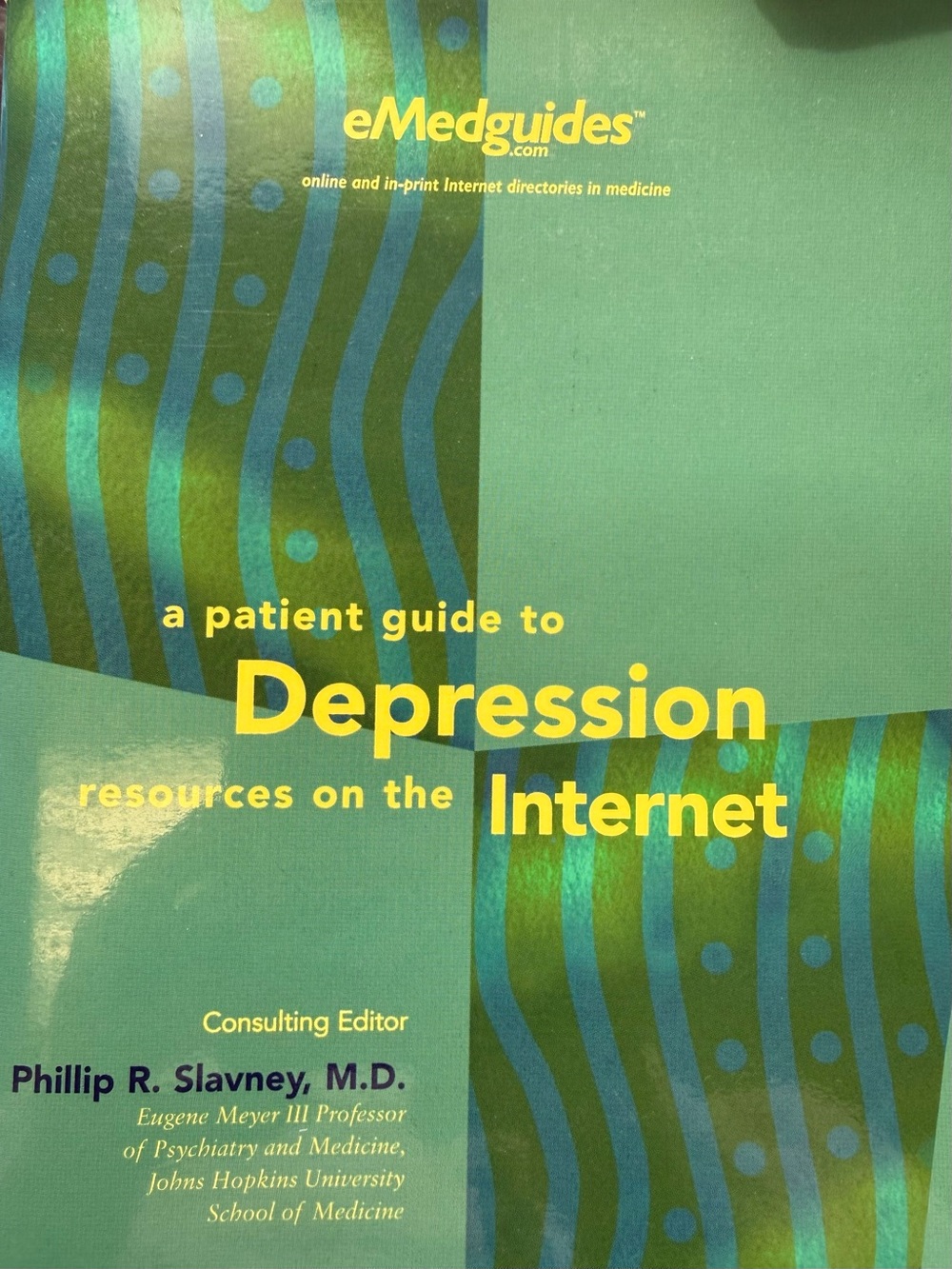 A Patient Guide to Depression Resources on the Internet Mental Health Ref Book